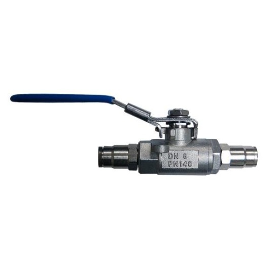 GRIFO 2 VIAS INOX 100 BAR INOX Ø.9.52 mm